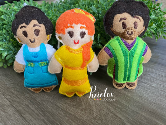 Magical House, Magic Powers, La Familia, Latine, Felt Plushies, Crib Mobile, Christmas Ornaments, Plush Toys- MADE TO ORDER