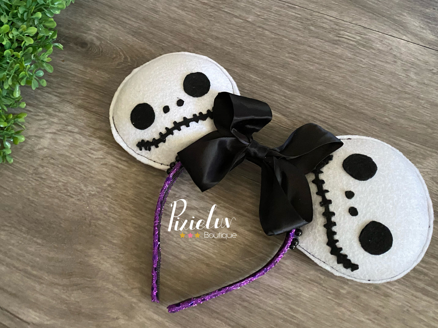 Hers and His Halloween Nightmare Inspired Magical Place Rounded Ears- READY TO SHIP