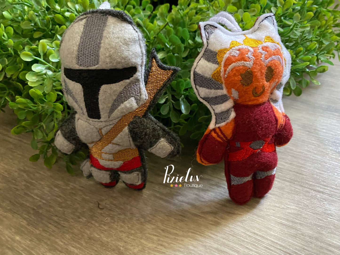 Bounty Hunter Space Battles, Galaxy Fighters Dark Side, Rebel Inspired Felt Plushies, Crib Mobile, Christmas Ornaments, Plush Toys- MADE TO ORDER